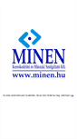 Mobile Screenshot of minen.hu